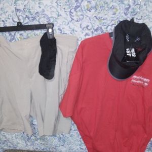 Mens Columbia Shorts Combo BONUS SKULL HAT